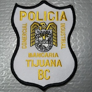 Policia Bancardia Tijuana BC Commercial Industrial Vintage Embroidered Patch - Picture 1 of 2