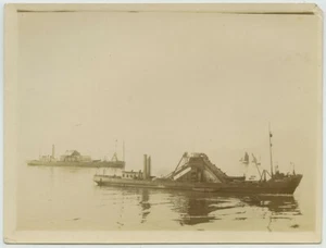 (Normandie) Dieppe. Dragueuse. Bateau. Citrate circa 1900. - Picture 1 of 1