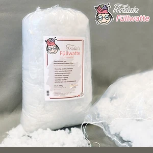500 g Frida`s Füllwatte Füllung Kissen Stopfwatte Füllmaterial Bastelwatte - Bild 1 von 4