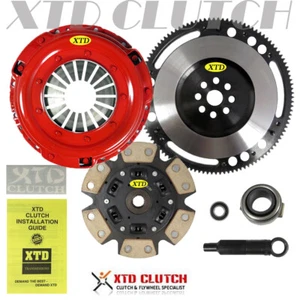 XTD STAGE 3 CLUTCH & 9LBS FLYWHEEL KIT B18A1 B18B1 B18C1 B18C5 B20B B20Z - Picture 1 of 8