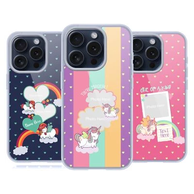 CUSTOM CUSTOMIZED PERSONALIZED FANCY UNICORN 2 GEL CASE FOR APPLE iPHONE PHONES - Image 1 of 4