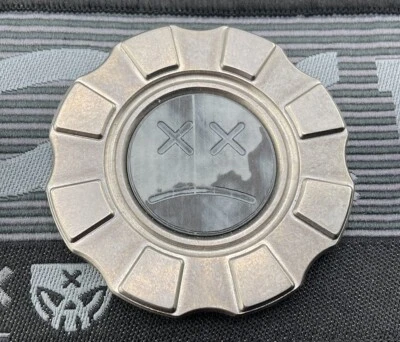 HiTex Gear x Andy Frankart AFK Carboquartz Incrustación Titanio EDC Moneda Póker Chip Foto 1 de 3