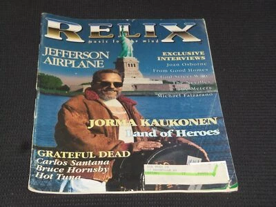 1996 FEBRUARY RELIX MAGAZINE - JEFFERSON AIRPLANE GREATFUL DEAD ISSUE - L 20396 - Image 1 of 2