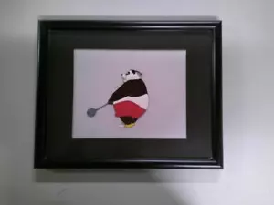 Animalympics U Fat Thing, the Panda original animation production cel - Picture 1 of 3