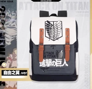 Attack on Titan Scout Regimen Cosplay Students Schoolbag Backpack Laptop Bag New - Picture 1 of 10