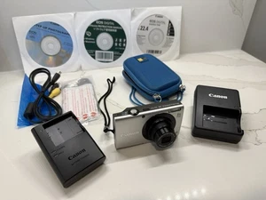 CANON CAMERA PowerShot A3400IS MINT 16.0 Case, 2 Canon Chargers, Plugs+8G SD - Picture 1 of 9