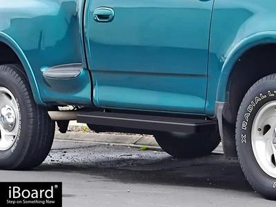 Running Board Side Step 5in Black Fit Ford F150/F250 LD Regular Cab 97-03 - Image 1 of 4