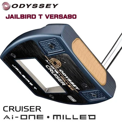Callaway Odyssey Ai-ONE Milled Cruiser Jailbird T Versa90 DB Putter 38inch - Image 1 of 4