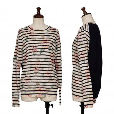 Suéter tejido jacquard floral tricot COMME des GARCONS talla M (K-134388) Foto 1 de 4