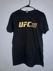 Black UFC 315 T-shirt Men’s Size Small Della Maddalena vs Muhammad - Picture 1 of 3