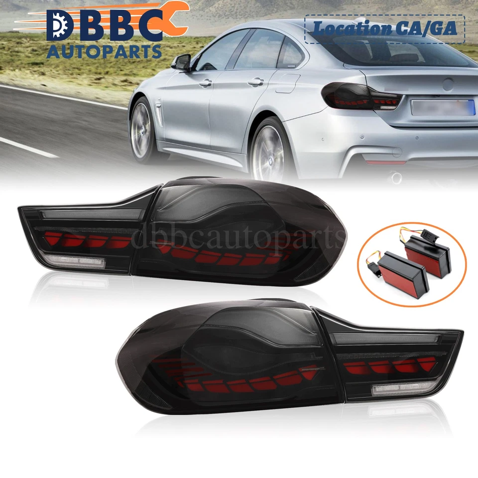 Luces traseras LED de animación para BMW M4 F82 F83 F32 F36 cupé/convertible 2014-2020 Foto 1 de 4
