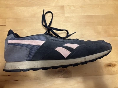 Reebok Classic Harman запустить темно синий розовый низкий замши кроссовки обувь женский размер 11 - Изображение 1 из 4