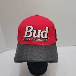 Neu Bud King of Beers Nascar Dale Earnhardt Jr. Herren rot Kappe Mütze Einheitsgröße verstellbar - Bild 1 von 15