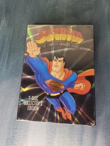Superman The Complete Animated Series 7 Disc Collectors Edition DVD New Sealed - Picture 1 of 6