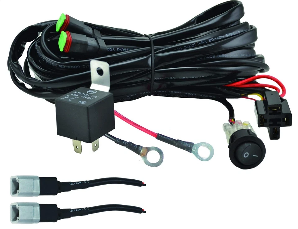Arnés de cableado de doble luz Hella Value Fit 150W 12V con relé y fusible Foto 1 de 1