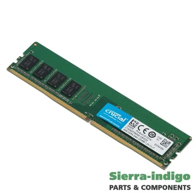 Crucial CT4G4DFS824A 4GB DDR4-2400 UDIMM 1.2V CL17 Memory RAM - Image 1 of 4