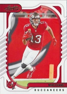 MIKE EVANS 2022 PANINI ABSOLUTE # 77 GREEN PARALLEL - Picture 1 of 1