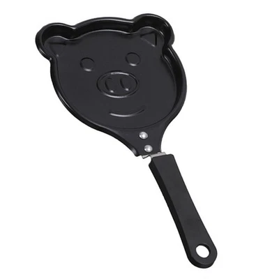 Mini Egg Frying Pan Stick Proof Cartoon Small Breakfast Cooker - Image 1 of 4