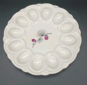 Vintage Cannonburg China Wildklee Teufel Eierplatte Teller Tablett - Bild 1 von 5