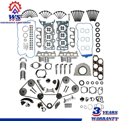 Kit de reconstrucción del motor cadena de distribución cojinete VVT para BUICK Cadillac Chevy Equinox3,6 L Foto 1 de 4
