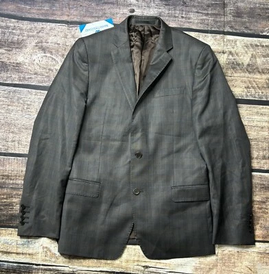 Versace Collection Wool Glen Check Blazer Jacket Men's 48 - Image 1 of 4
