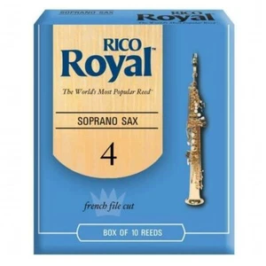 Rico Royal Soprano Saxophone Reeds 10-Pack Strength 4 - RIB1040 , USA Made - Picture 1 of 1