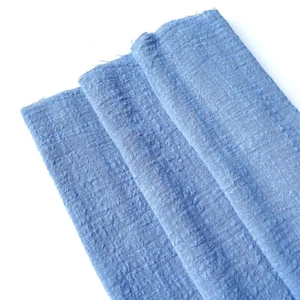 Spring Summer Thin Linen Cotton Fabric Eco Breathable DIY Making Clothes Dress - Picture 1 of 22