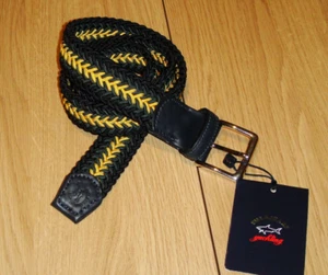 New Paul & Shark Braided leather end Belt Size UK46 EU120 Superb Quality WOW!! - Picture 1 of 7