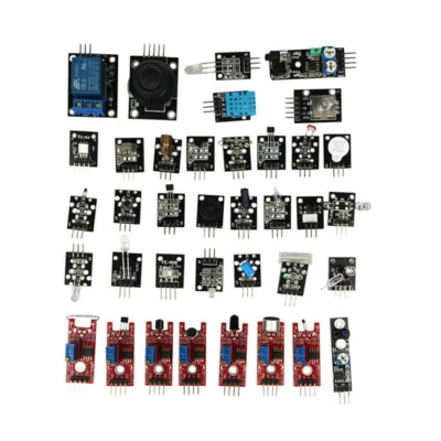 37 Sensor Ultimate 37 in 1 Sensor Modules Kit for Arduino MCU Education User - Image 1 of 3