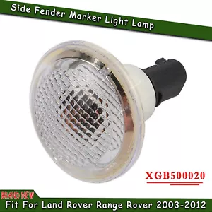 Clear Side Fender Marker Repeater Lamp For LAND ROVER RANGE ROVER 2003-2012 2004 - Picture 1 of 5