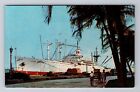 SS Alcoa Clipper, Ship, Transportation, Antique, Vintage Souvenir Postcard