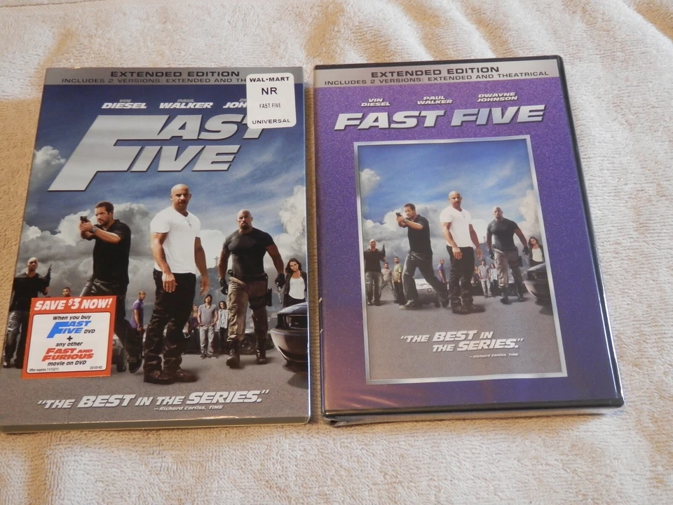 Brand New/Still Sealed Fast Five DVD W/Slipcover Extended Edition - Image 1 of 1
