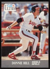 1991 Ultra #46 Donnie Hill California Angels