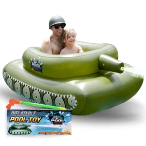 The Original Pool Punisher Inflatable Pool Float - Inflatable Tank Floatie w/Fun - Picture 1 of 8