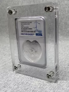 Crystal Acrylic Display Case Protective Holder Stand Box For NGC Coin Holder - Picture 1 of 4