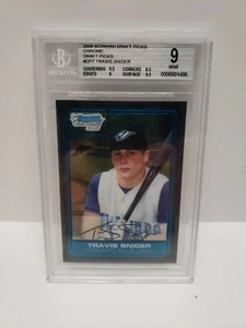 2006 Bowman Draft Picks DP7 Travis Snider Bccg 9 🔥🔥  - Picture 1 of 2