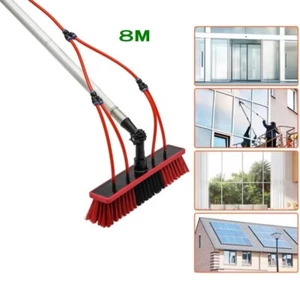 8 m Water Fed Pole Cleaning Kit Window Cleaning Set Solar Panel Washing Tool - Picture 1 of 10