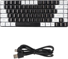 Mechanical Gaming Keyboard, Led Backlit Keyboard, 84 Keys Wired Computer Keyboar