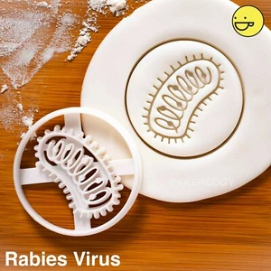 Cortador de galletas Virus de la Rabia | veterinario vacuna veterinaria perro veterinario - Imagen 1 de 4