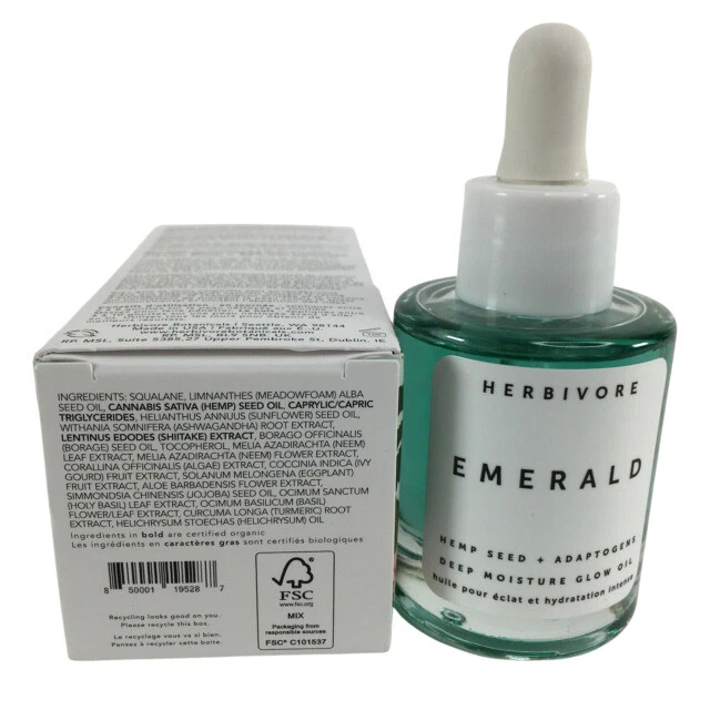 Herbivore Botanicals Emerald Deep Moisture Glow Face Oil - 1 fl. oz