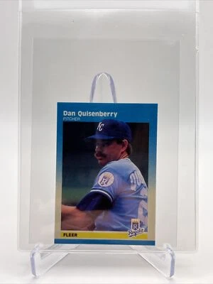 1987 Fleer Classic MINI Dan Quisenberry Baseball Card #84 Mint FREE SHIPPING - Image 1 of 3