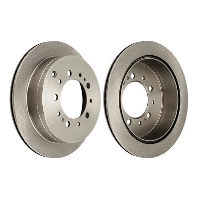 2 rotores de freno de disco traseros para Lexus LX570 Toyota Land Cruiser Sequoia Tundra Foto 1 de 4