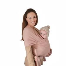 Mushie Baby-Tragetuch Blush Baumwolle Atmungsaktiv Zartrosa