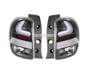 LED Tail Rear Lights BLACK for Nissan Micra March K13 MK4 2010-2016 5D - Picture 1 of 2