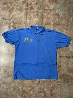 Vintage Screen Stars Polo Shirt Collared Basic 90s Retro Sz XL * - Image 1 of 4