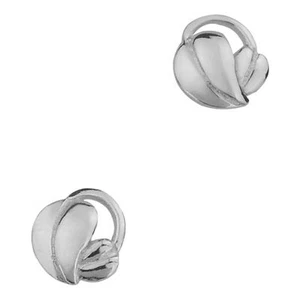 Orecchini a perno in argento sterling con foglie di Mackintosh - Foto 1 di 1