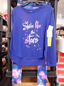 GIRLS SIZE 16 SO BRAND BLUE GALAXY STARS 3 PC LEGGING PAJAMA SET NEW #21959 - Picture 1 of 2