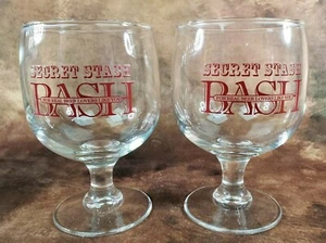 2 Secret Stash Bash "For Real Beer Lover's Like You" Tulip Snifter Beer Glasses - Picture 1 of 4