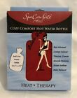 Brand New Spa Comforts Cozy Comfort Hot Water Bottle Heat Therapy
