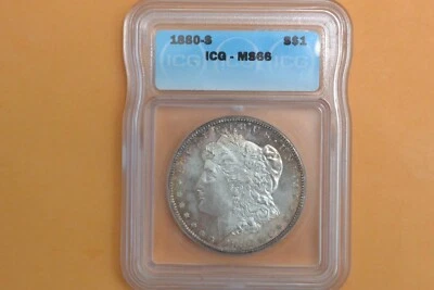 1880-S Morgan Dollar ICG MS66 - Image 1 of 4